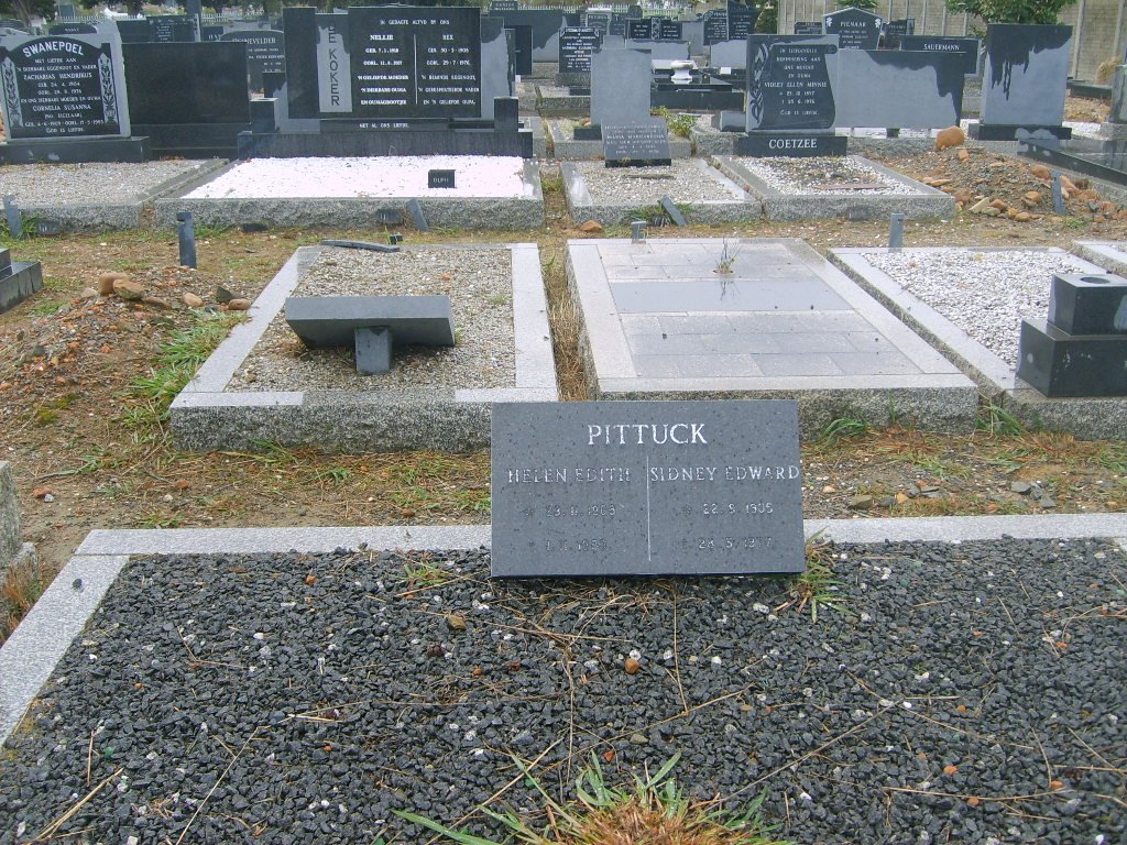 PITTUCK Sidney Edward 1905-1977 &amp; Helen Edith 1903-1957