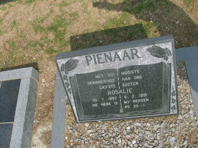 PIENAAR Rosalie 1897-1991