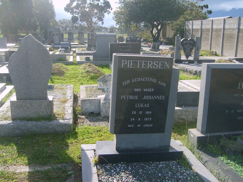 PIETERSEN Petrus Johannes Lukas 1914-1973