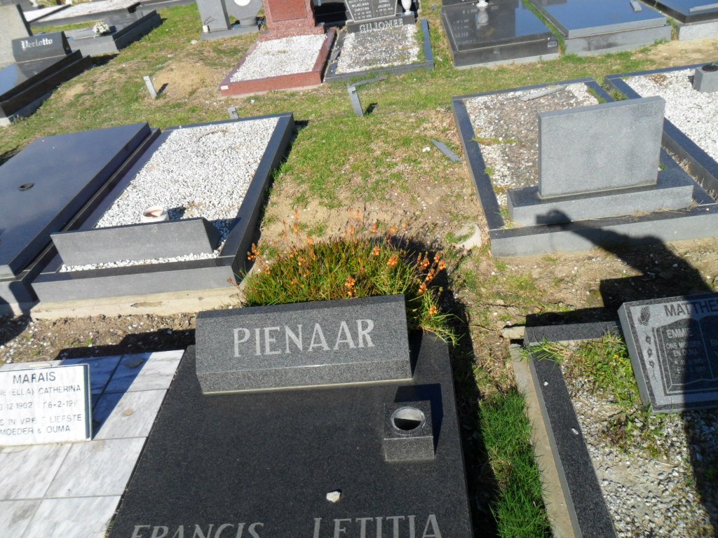 PIENAAR Francis Letitia