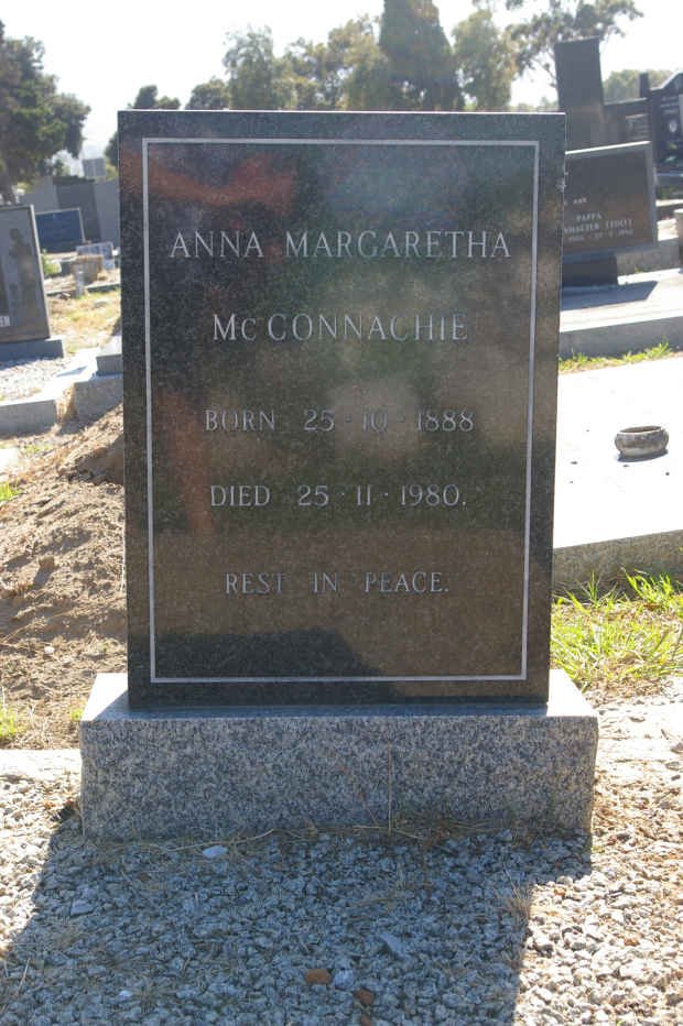 McCONNACHIE Anna Margaretha 1888-1980