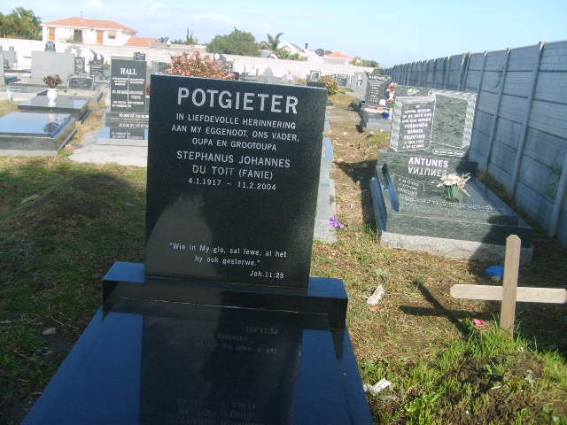 POTGIETER Stephanus Johannes du Toit 1917-2004