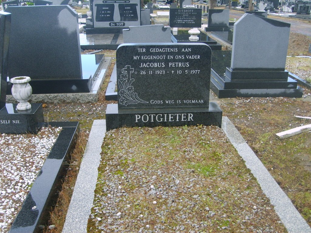 POTGIETER Jacobus Petrus 1923-1977