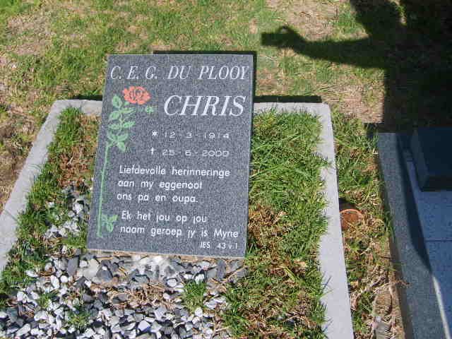 PLOOY C.E.G., du 1914-2000