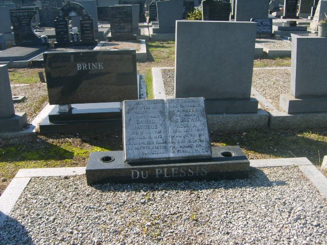 Plessis, Daniel Jacobus, du 1907-1972 &amp; ? Regina -1987