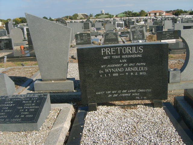 PRETORIUS Wynand Arnoldus 1919-1975