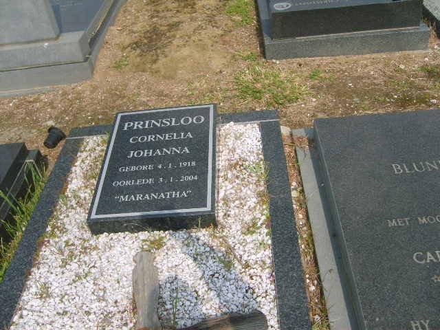 PRINSLOO Cornelia Johanna 1918-2004