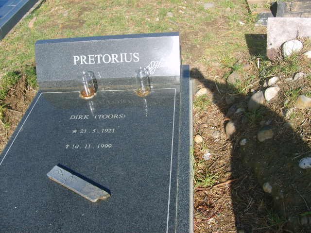 PRETORIUS Dirk 1921-1999