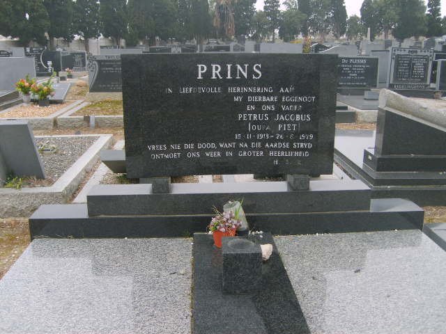 PRINS Petrus Jacobus 1913-1979