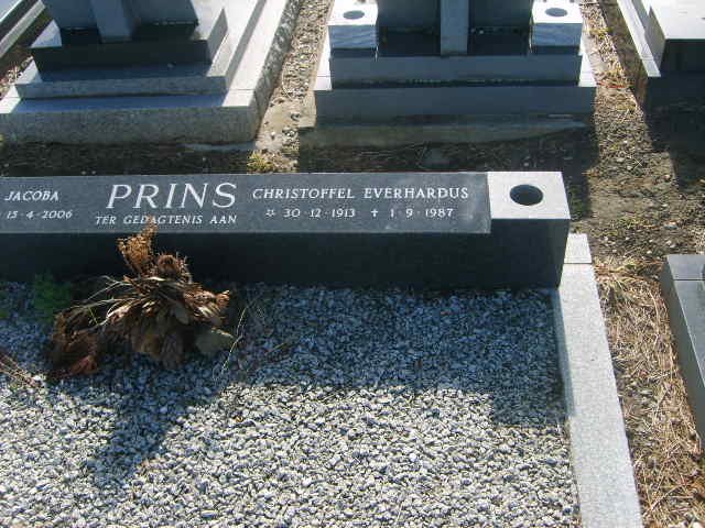 PRINS Christoffel Everhardus 1913-1987