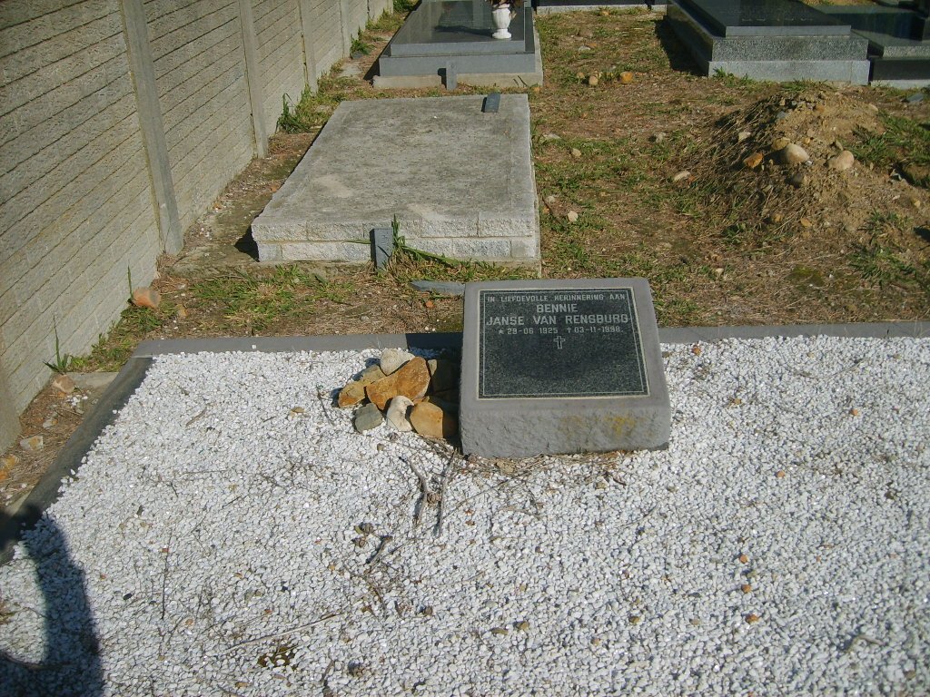 RENSBURG Bennie, Janse van 1925-1999