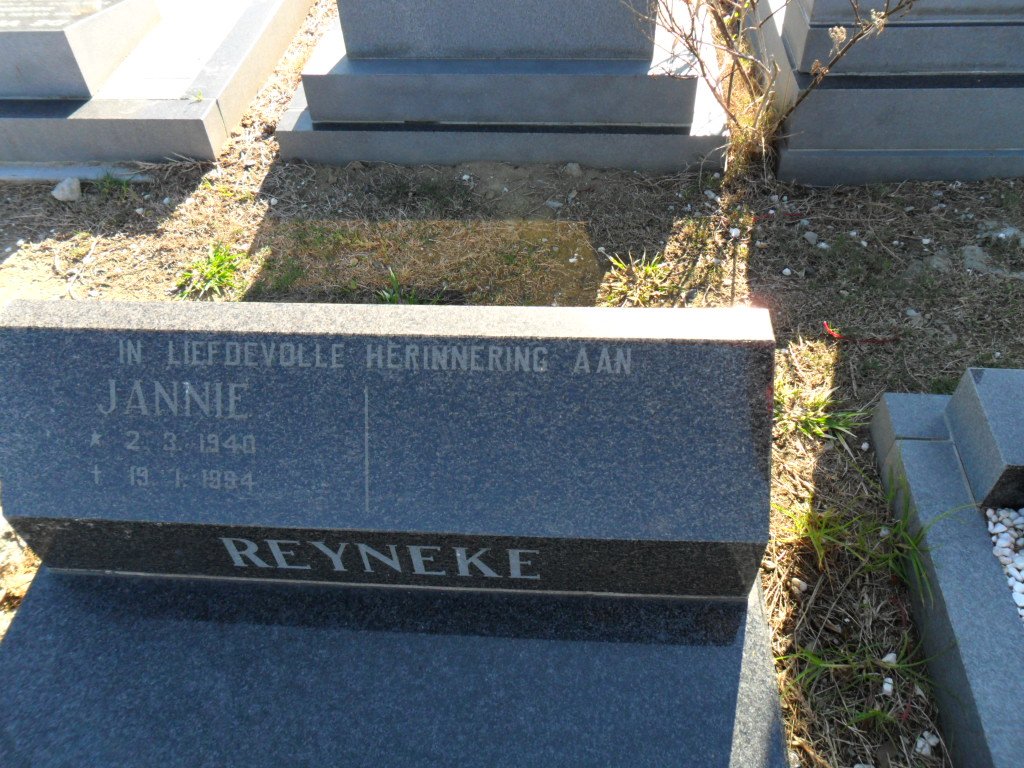 REYNEKE Jannie 1940-1994