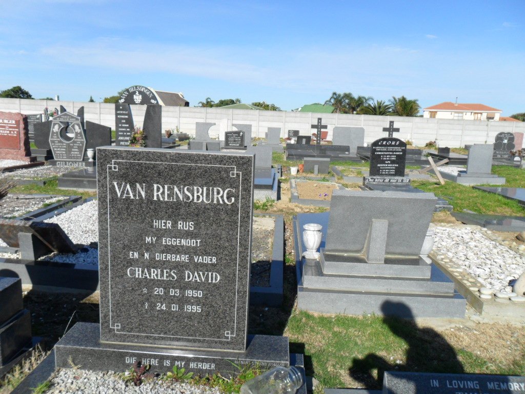 RENSBURG Charles David, van 1950-1995