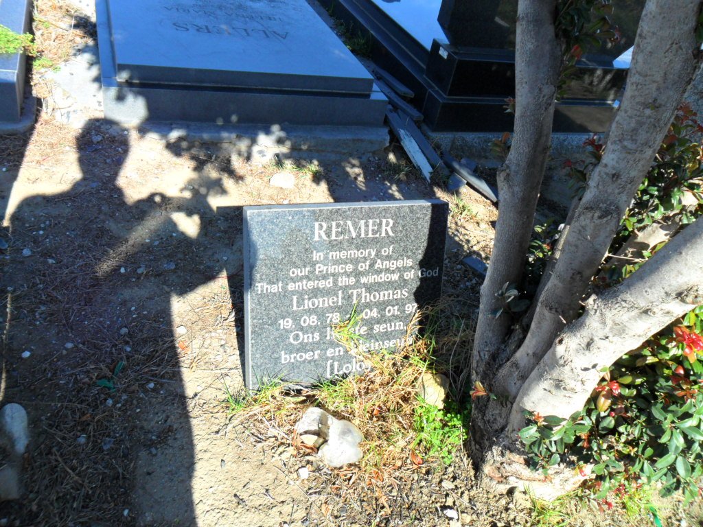 REMER Lionel Thomas 1978-1997