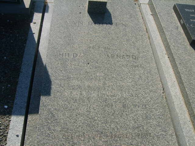 ROOYEN ?,  van &amp;  Hilda BARNARD -1984