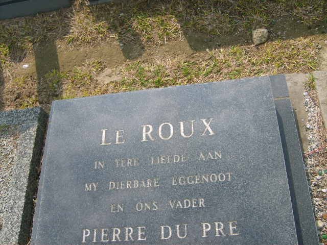 ROUX Pierre Du Pre, le