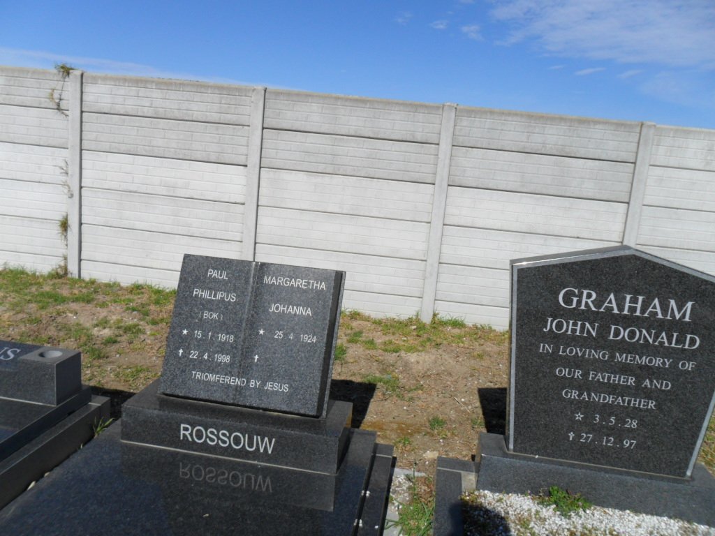 ROSSOUW Paul Phillipus 1918-1998 &amp; Johanna 1924-