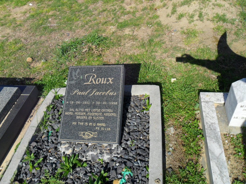 ROUX Paul Jacobus 1951-1998