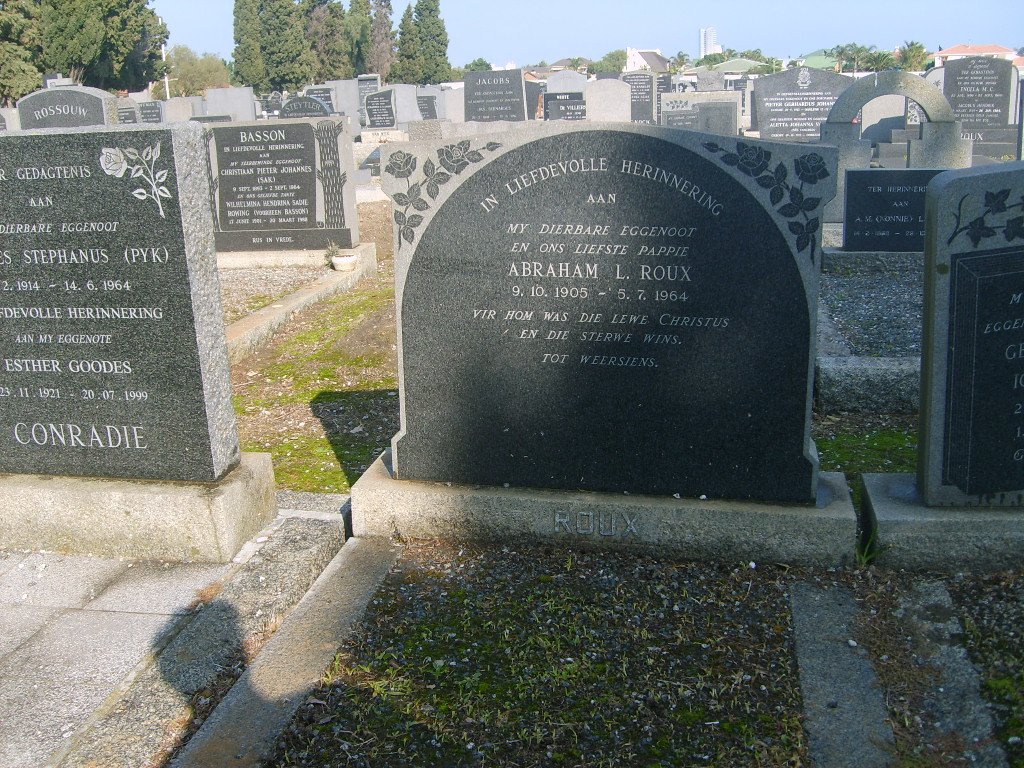 ROUX Abraham L. 1905-1964