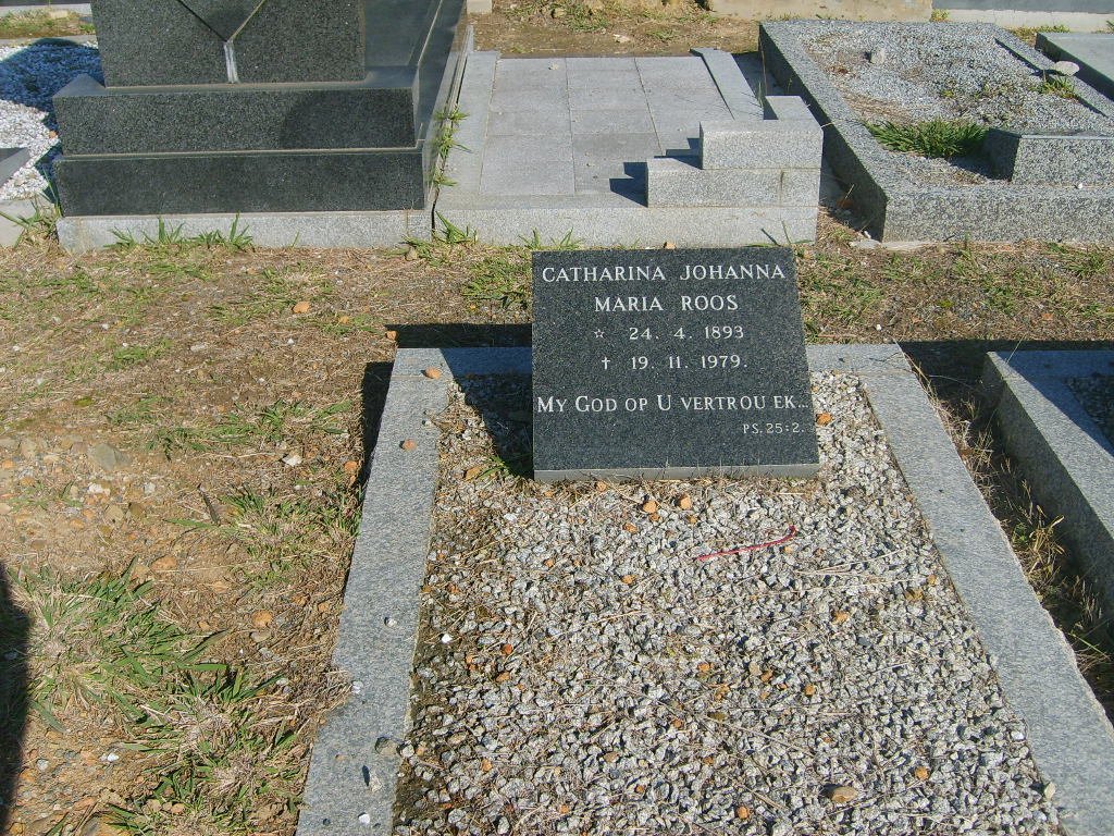ROOS Catharina Johanna Maria 1893-1979