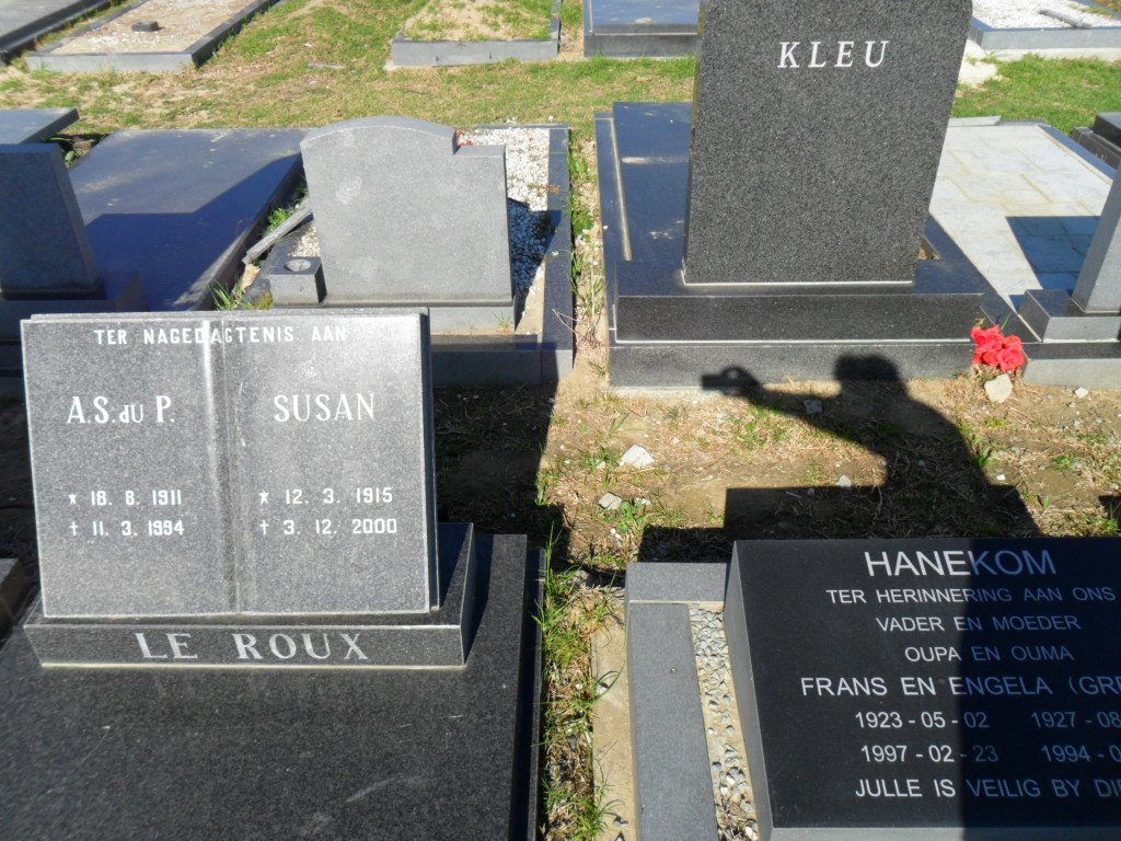 ROUX A.S. Du P, le 1911-1994 &amp; Susan 1915-2000