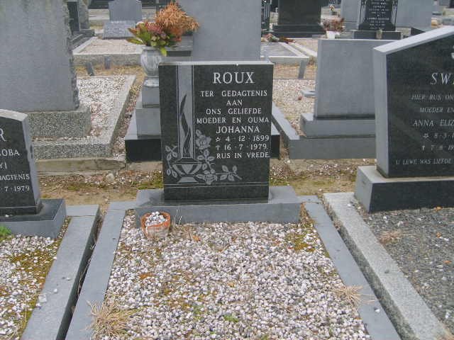 ROUX Johanna 1899-1979