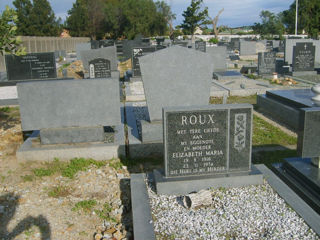 ROUX Elizabeth Maria  1916-1974
