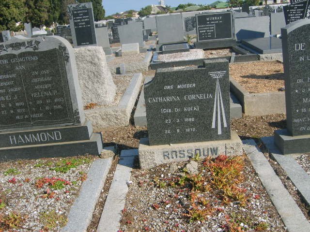 ROSSOUW Catharina Cornelia nee DE KOCK 1890-1972