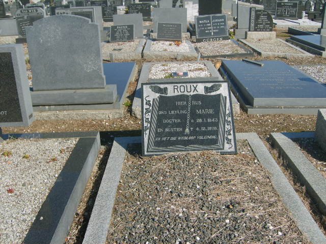 ROUX Marie 1943-1978