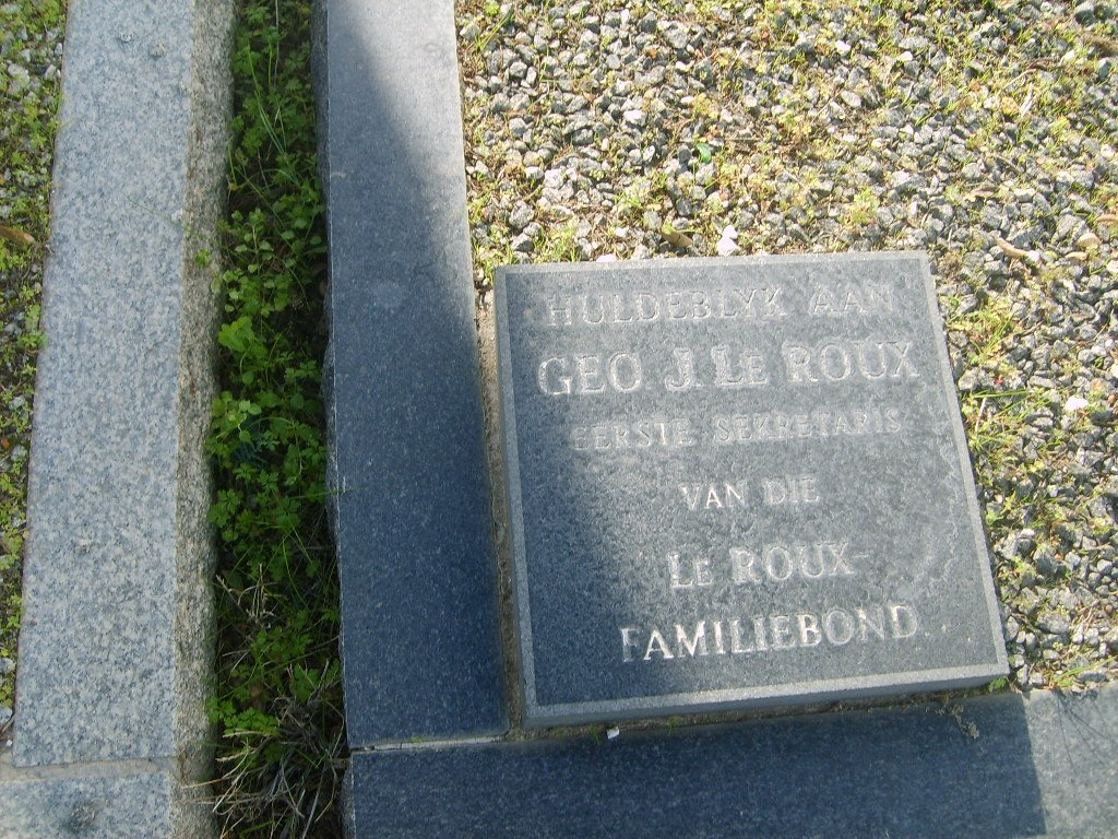 ROUX Geo. J., le