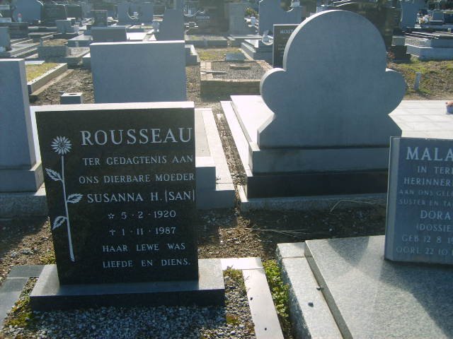 ROUSSEAU Susanna H. 1920-1987