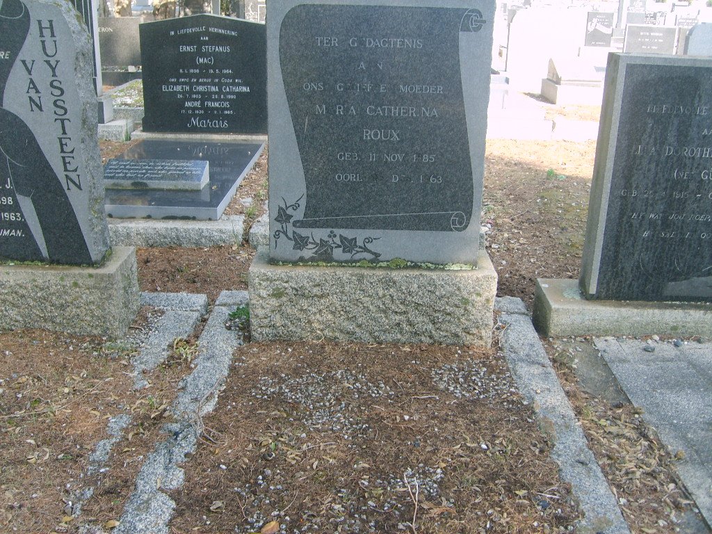 ROUX M.R.A. Catherina 1885-1963