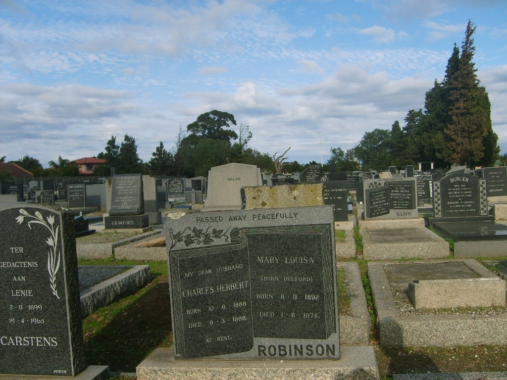 ROBINSON Charles Herbert 1888-1966 &amp; Mary Louisa DELFORD 1892-1974
