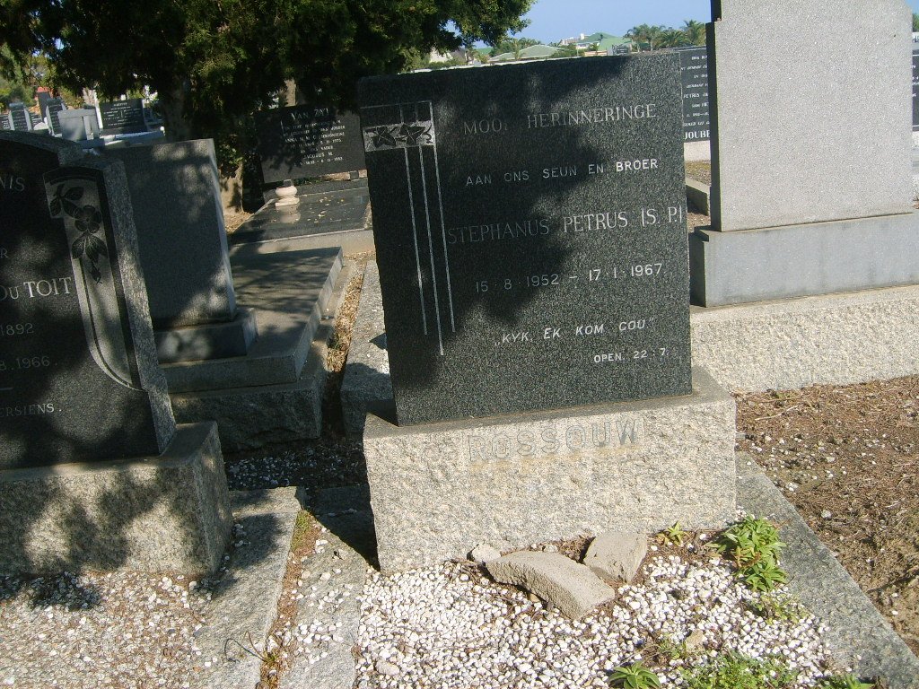 ROSSOUW Stephanus Petrus 1952-1967