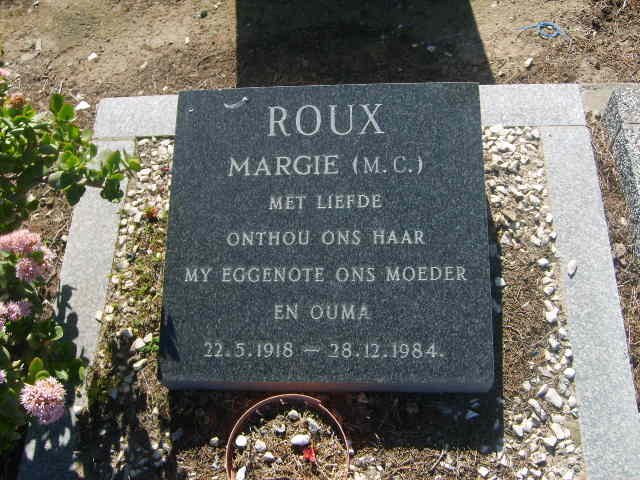 ROUX M.C. 1918-1984
