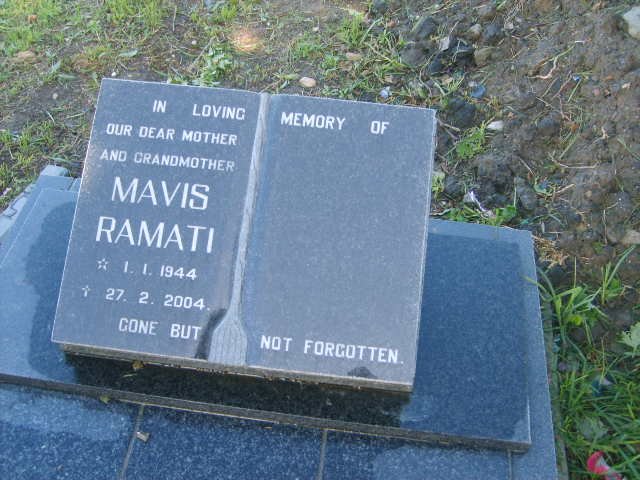 RAMATI Mavis 1944-2004