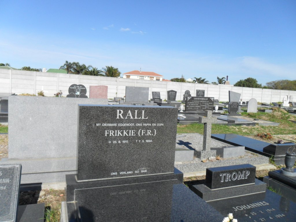RALL F.R. 1915-1994