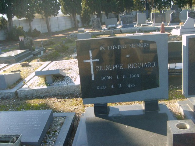 RICCARDI Giuseppi 1906-1973