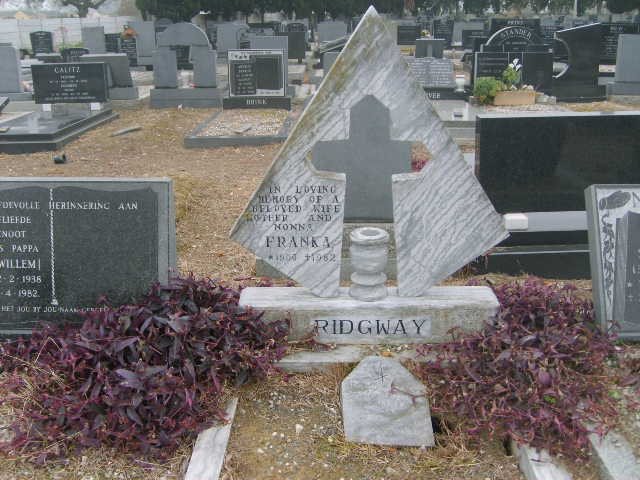 RIDGWAY Franko 190?-1982