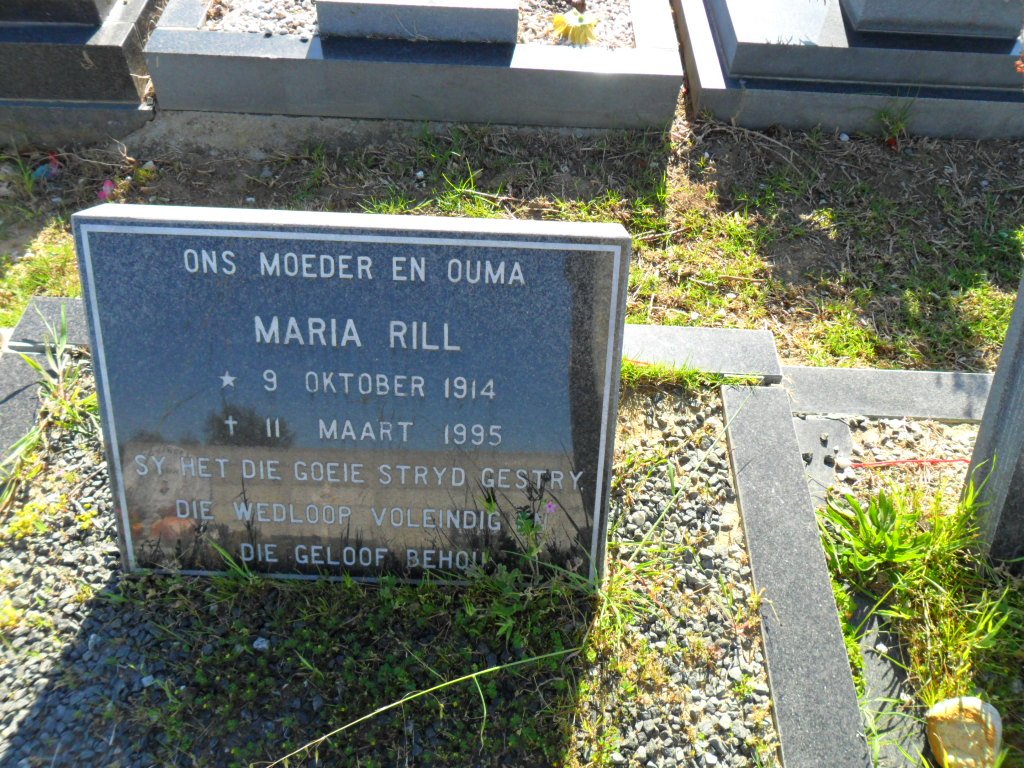 RILL Maria 1914-1995