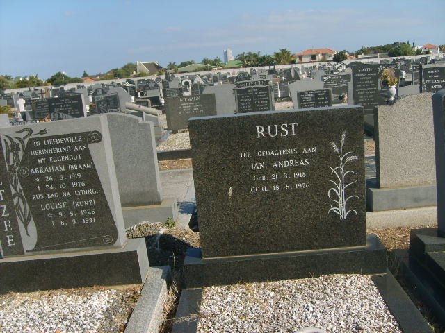 RUST Jan Andreas 1918-1976