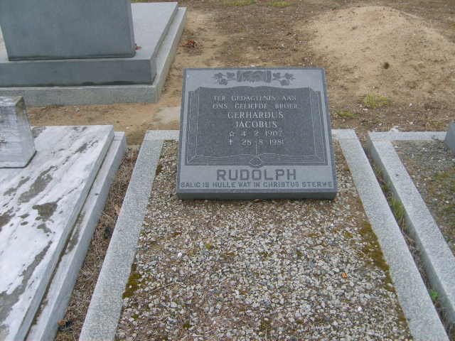 RUDOLPH Gerhardus Jacobus 1907-1981