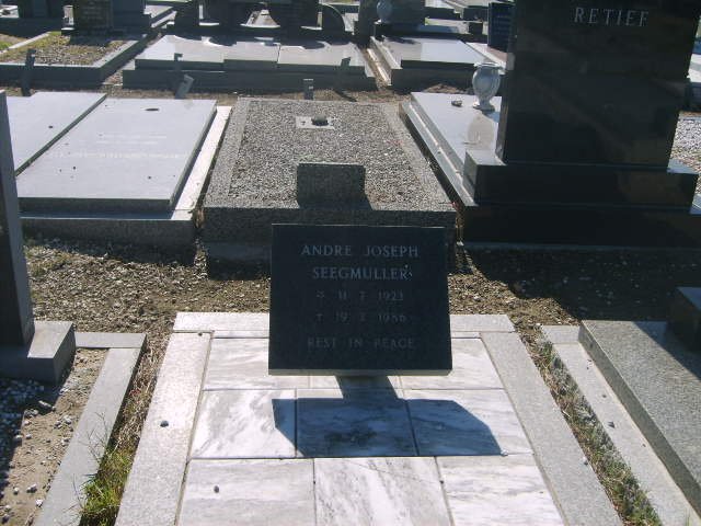 SEEGMULLER Andre Joseph 1923-1986