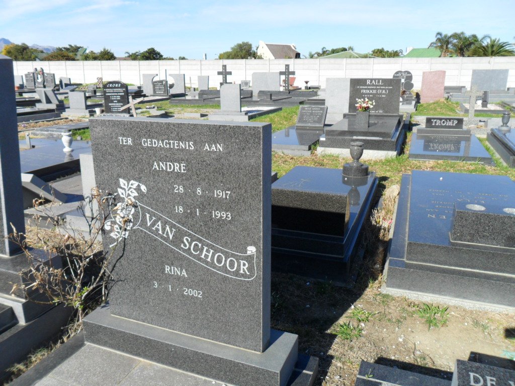 SCHOOR André, van 1917-1993 :: VAN SCHOOR Rina 2002