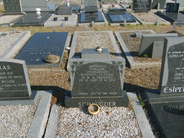 SCHREUDER N.W.A. 1925-1976