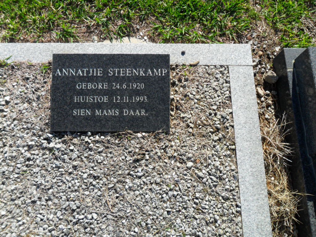 STEENKAMP Annatjie 1920-1993