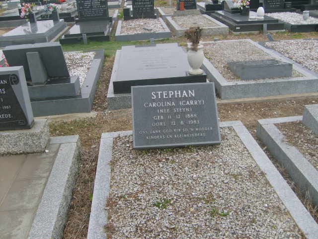 STEPHAN Carolina nee STEYN 1888-1983