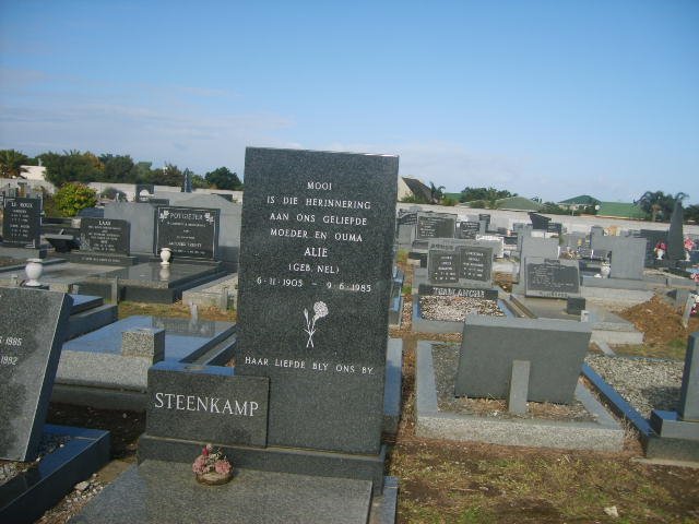 STEENKAMP Alie nee NEL 1903-1985