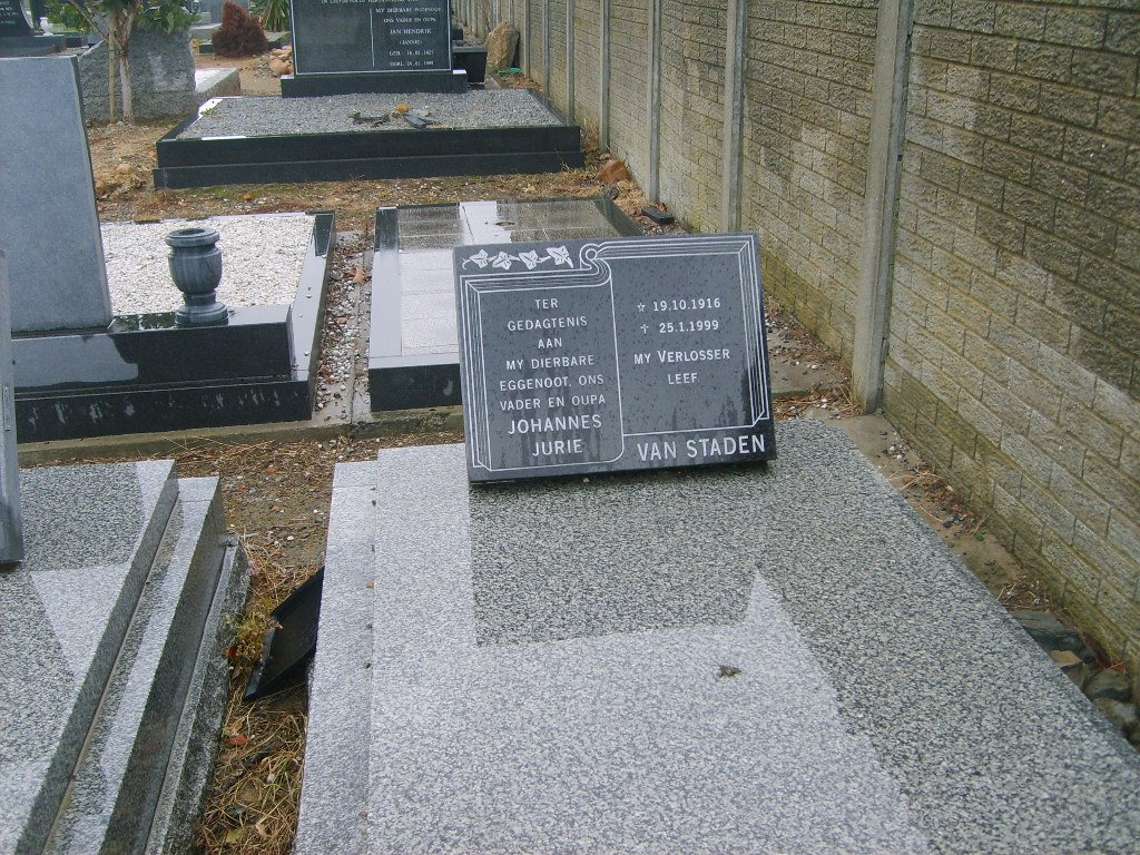 STADEN Johannes Jurie, van 1916-1999