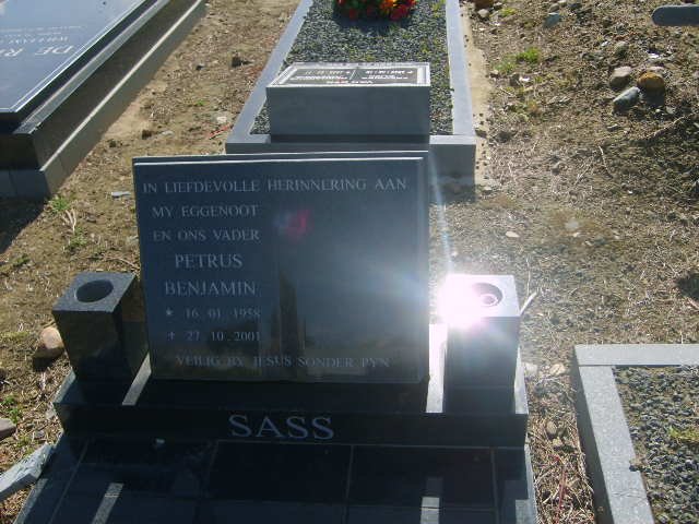 SASS Petrus Benjamin 1958-2001